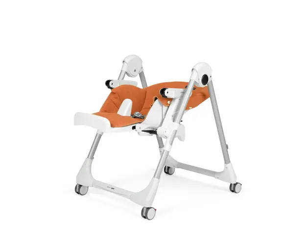 Scaun de masa 2 in 1 prima Pappa Zero Follow Me 0-15 Kg wonder orange portocaliu Peg Perego