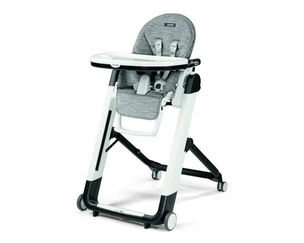 Scaun de masa 2 in 1 Peg Perego Siesta Follow Me Wonder Grey 0-15 kg