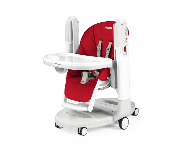 Scaun de masa 3 in 1 Peg Perego Tatamia Follow Me 0-15 Kg Fragola Visiniu