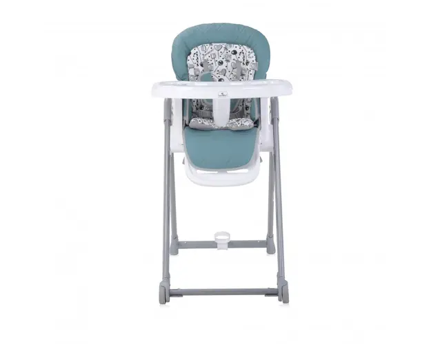 Scaun de masa Party reglabil cadru din aluminiu Arctic Blue Leather