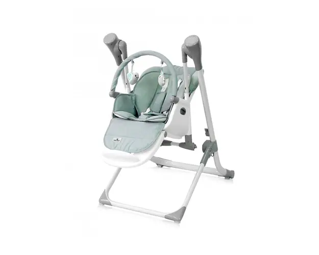 Scaun de masa si leagan electric Ventura Frosty Green Stars