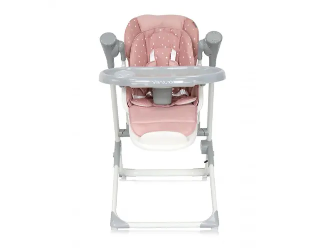 Scaun de masa si leagan electric Ventura Peach Beige Stars