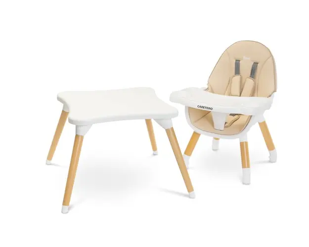 Scaun de masa transformabil Caretero Tuva Beige