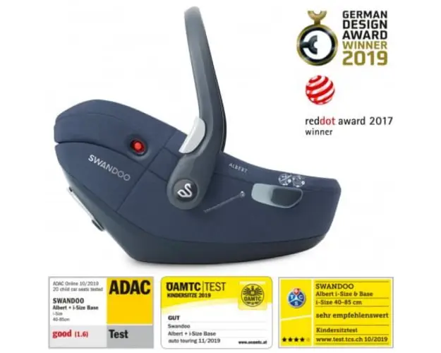 Scoica auto Swandoo Albert i-Size 1.2 blueberry