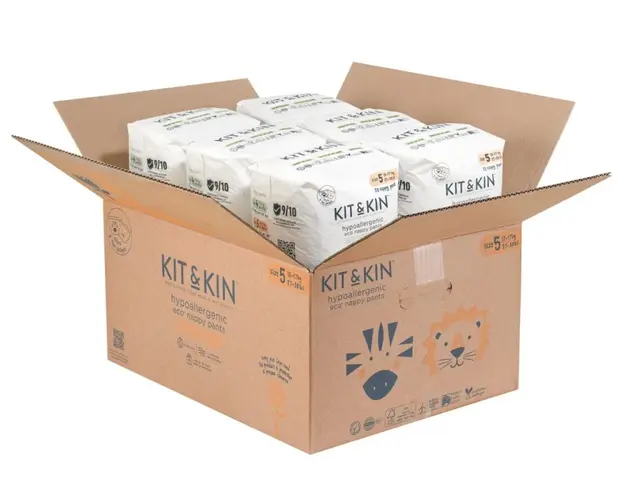 Scutece chilotel Hipoalergenice Eco KitKin Pull Up Junior 120 buc Marimea 5