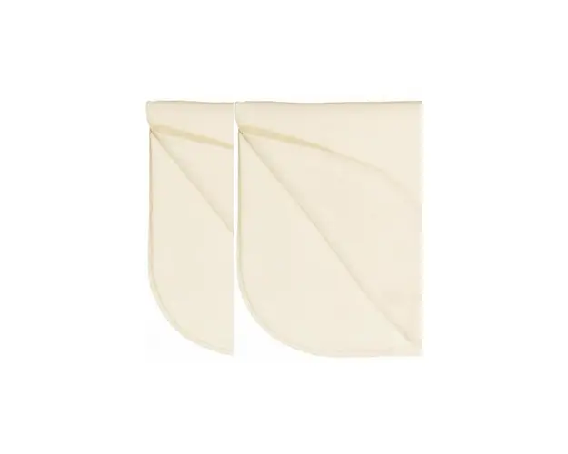 Set 2 scutece Kreis Design molton alb 40x40 cm
