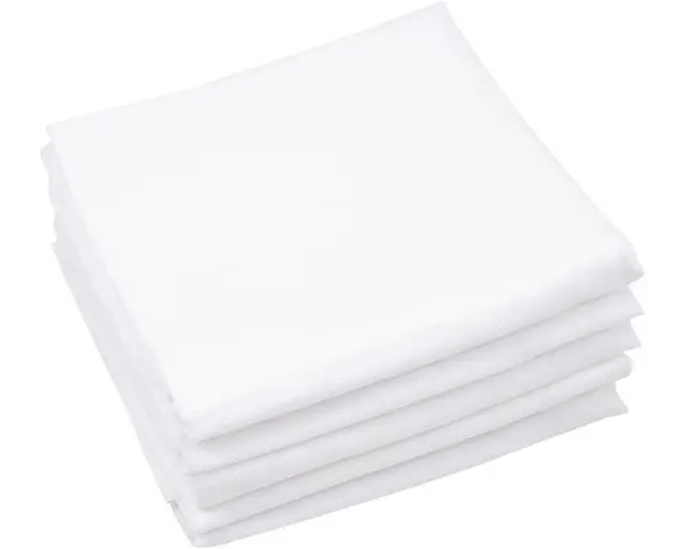 Scutece muselina albe 5set 70x70cm Hausmann