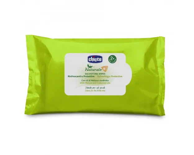 Servetele umede revigorante si protectoare Chicco ulei de melissa si andiroba 20buc 2luni+