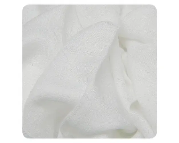 Set 10 museline bumbac 80x80cm Alb XKKO