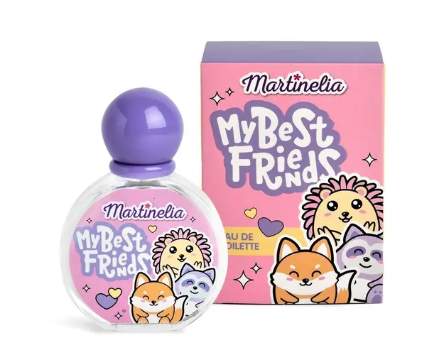 Set 11 bucati apa de toaleta copii si tester My Best Friends Martinelia 30ml