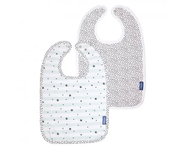 Set 2 bavetele reglabile Bebe Jou Hello Little One