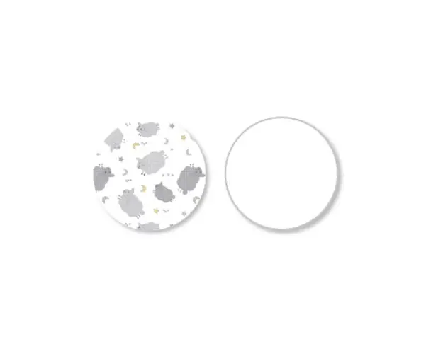Set 2 buc cearsaf pentru Chicco Baby Hug Grey Sheep 0 luni+