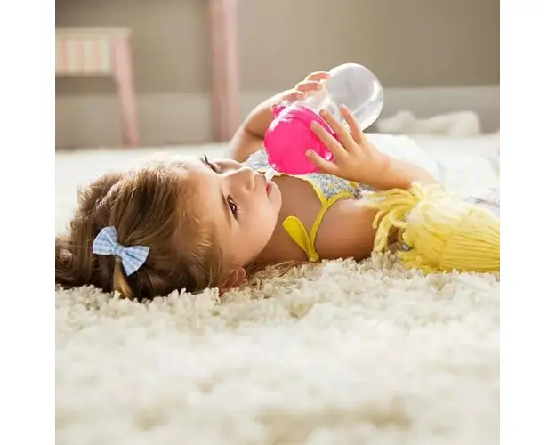 Set 2 cani Any Angle Click Lock Munchkin cu pai flexibil 296ml 12L+ pink