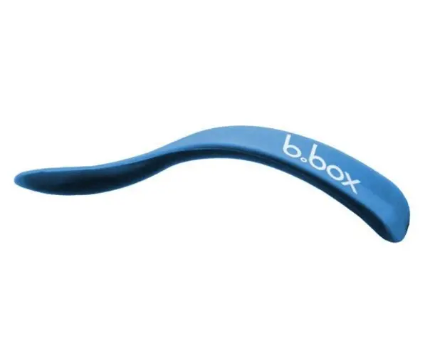Set 2 lingurite flexibile de silicon b.box albastru si rosu