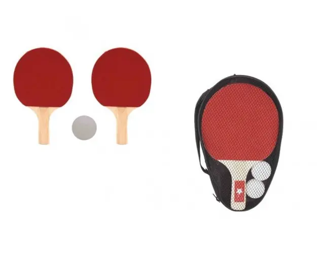 Set 2 palete ping pong in husa cu 2 mingi incluse