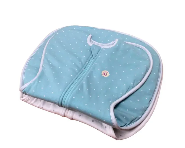 Set 2 saci de dormit nou-nascut Swaddle First Sleep Calm Star 1 tog Star Light 1.5 tog