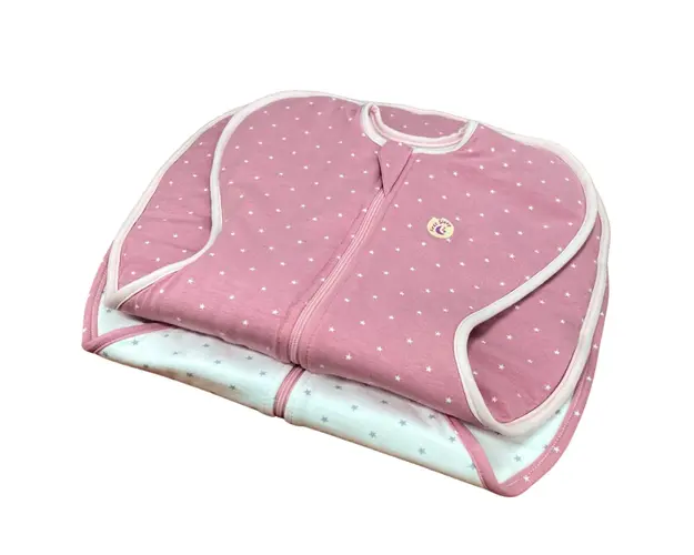Set 2 saci de dormit nou-nascut Swaddle First Sleep Sweet Star Sweet Light 1 tog