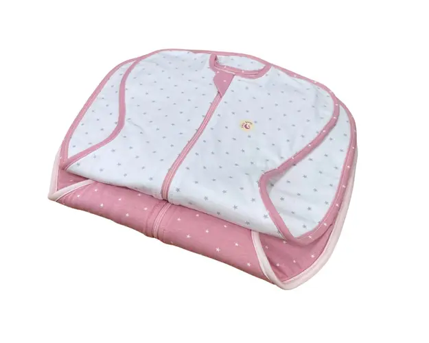 Set 2 saci de dormit nou-nascut Swaddle First Sleep Sweet Star Sweet Light 1.5 tog