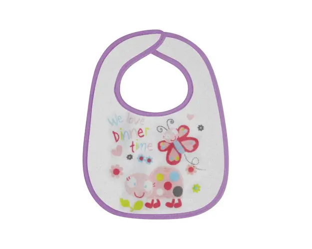 Set 3 bavete big bumbac inchidere cu arici Girl