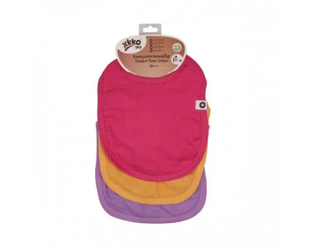 Set 3 bavete din bambus Red Sky Mix XKKO