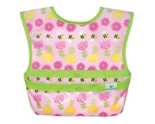 Set 3 bavetele Easy Wear Snapn Go Green Sprouts Bee