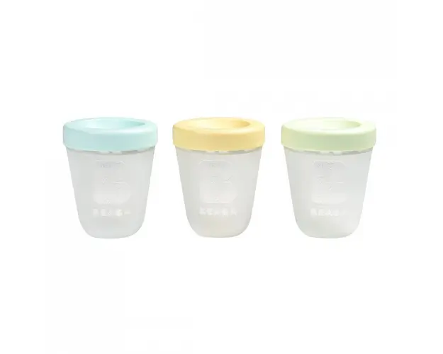 Set 3 recipiente silicon 200ml Spring