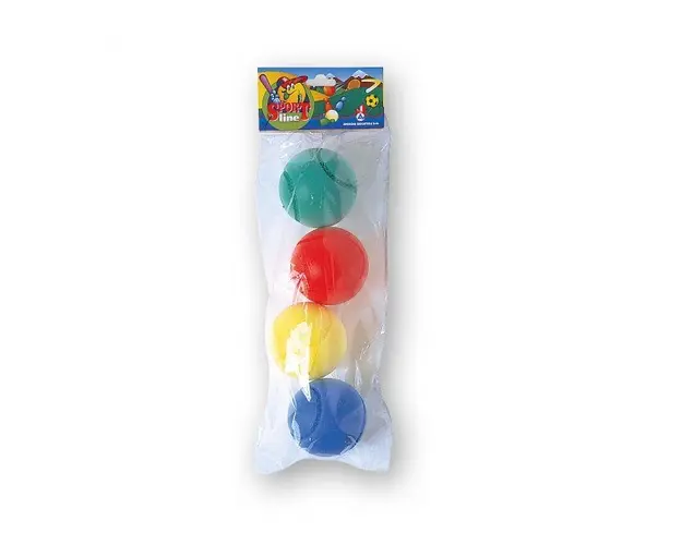 Set 4 mingi burete 7 cm PS Androni Giocattoli