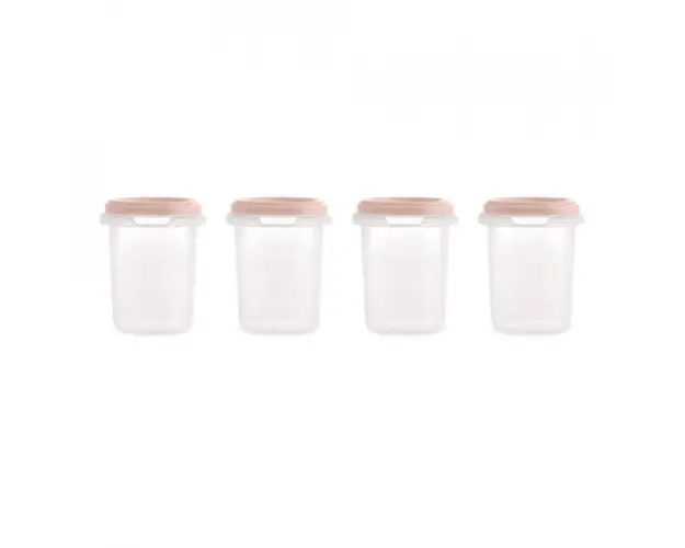 Set 4 recipiente ermetice gradate 250 ml Terra Blush