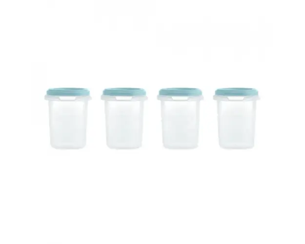 Set 4 recipiente ermetice gradate Miniland Terra Ocean 250 ml