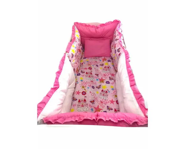 Set 6 aparatori protectii laterale patut 140x70 cm Castelul Printesei