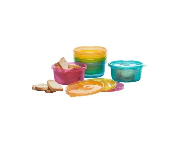 Set 6 boluri cu capac pentru alimente 0+ Nip 37063