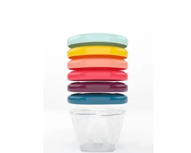 Set 6 recipiente pentru pastrarea hranei 180 ml