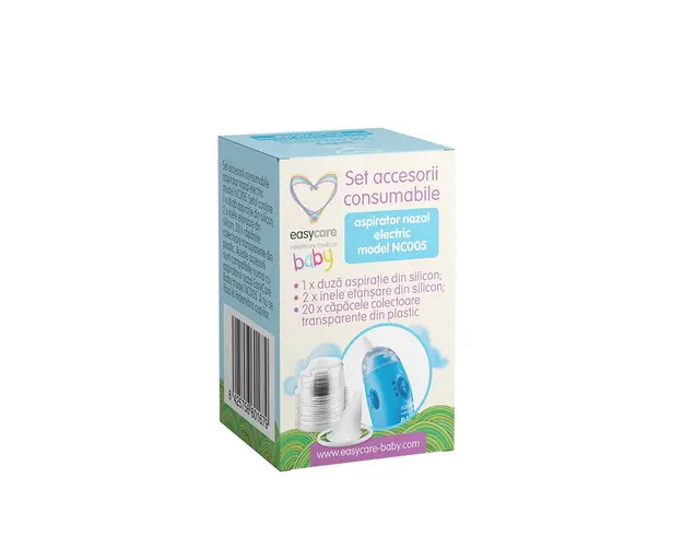 Set accesorii Easycare Baby pentru aspirator nazal electric model NC005