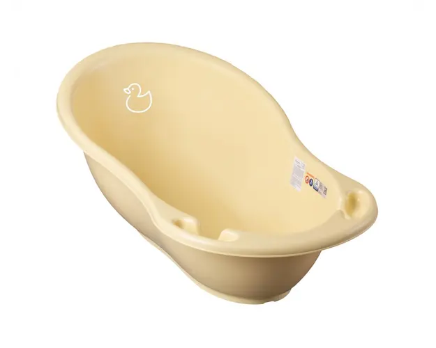 Set Cadita 86 cm cu suport metalic Duck Galben