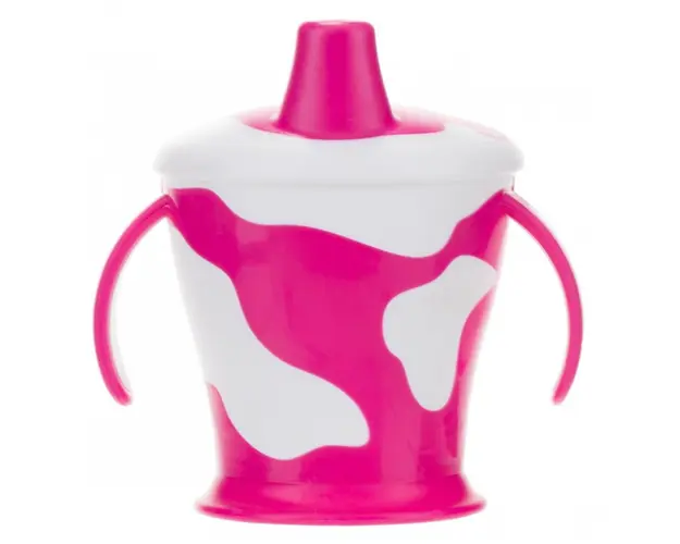 Set cana 250 ml cu lingurita de hranire cadou Canpol Babies roz