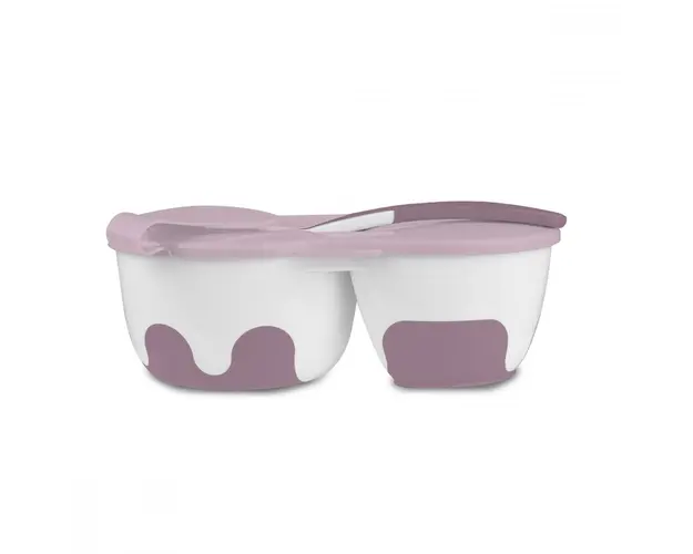 Set castron si lingurita Baby Ono Roz