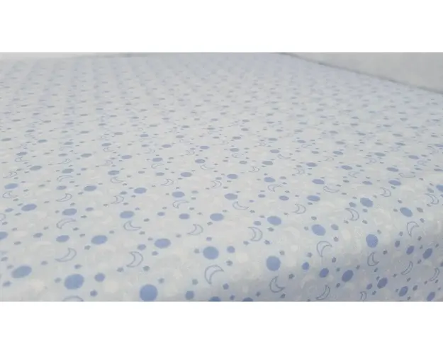 Set cearceafuri Blue Moon KidsDecor cu elastic din bumbac 70x120 cm