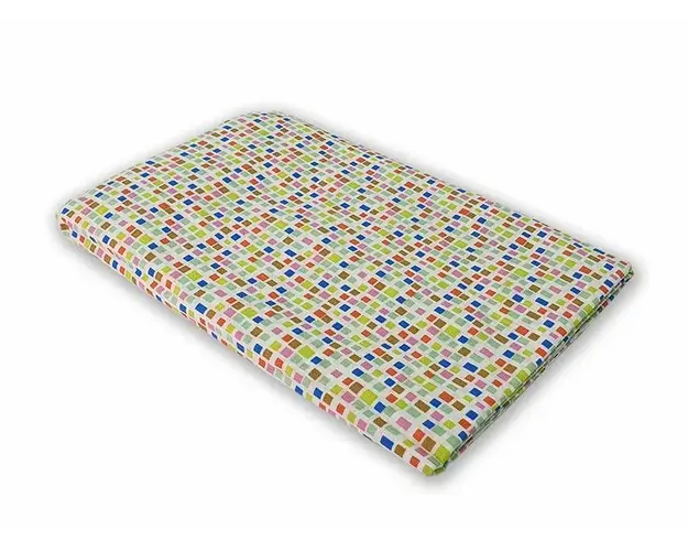 Set cearceafuri Mozaic patut bebelus 63x127 cm cu elastic din bumbac