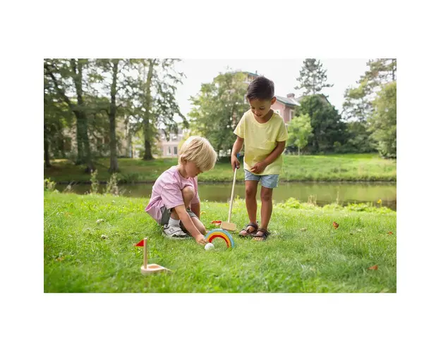 Set de golf din lemn