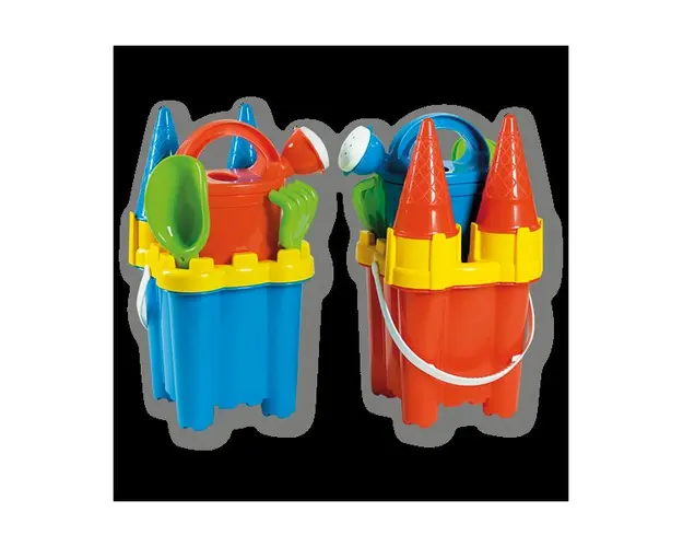 Set de joaca pentru plaja Androni Giocattoli cu galetusa si stropitoare