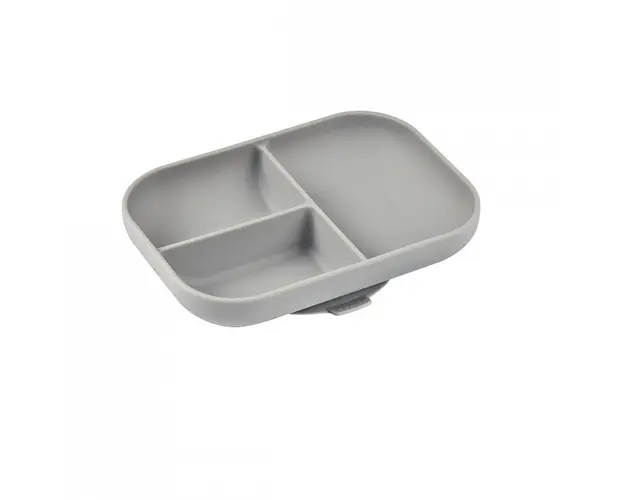 Set de masa silicon Beaba Essentials greysage green