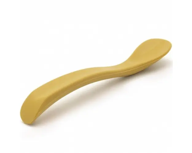 Set de masa silicon Curry farfurie compartimentata cu ventuza si lingurita Kooleco