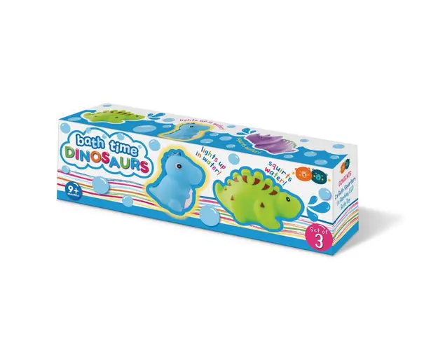 Set Dinozauri cu LED pentru baie