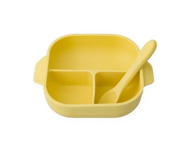 Set diversificare complet Oaki pentru copii din silicon Galben pal