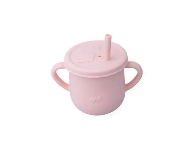 Set diversificare complet Oaki pentru copii din silicon Roz pal