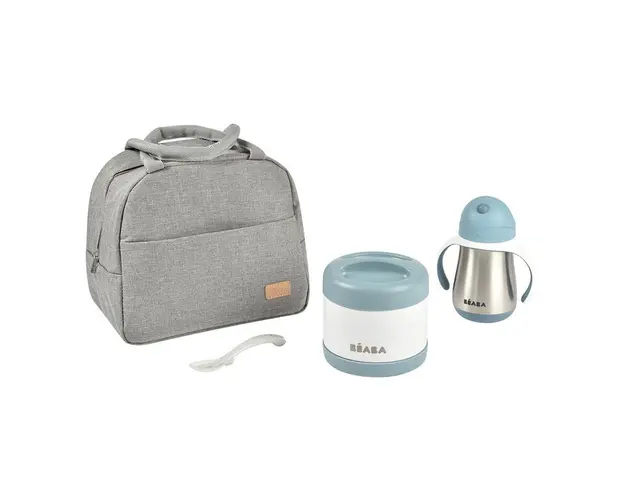 Set izoterm on the go 4 piese Beaba Blue