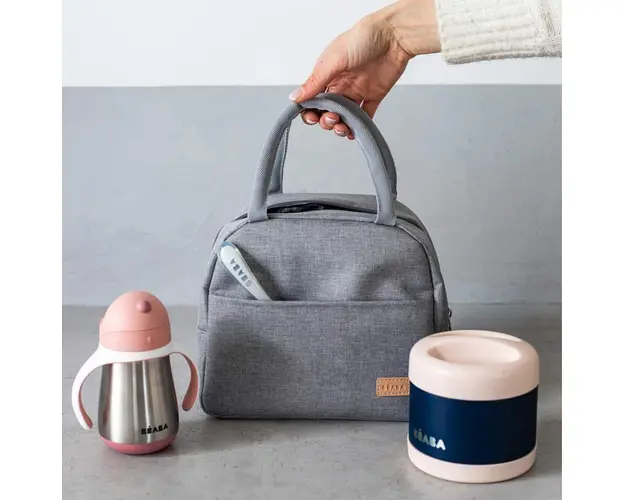 Set izoterm on the go 4 piese Beaba Pink