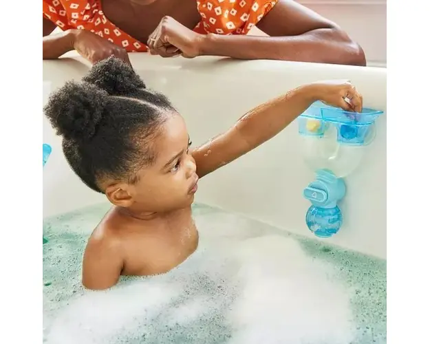 Set jucarie de baie si 12 tablete Munchkin Colour Mix Lab 36L+