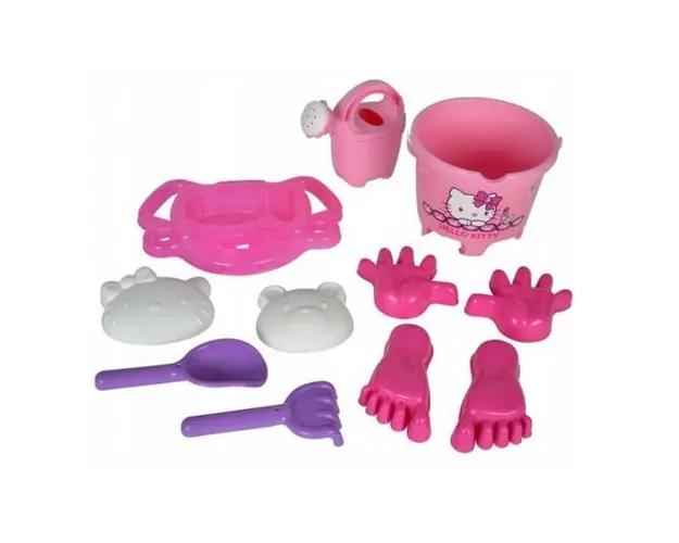 Set jucarii de nisip si galetusa Hello Kitty