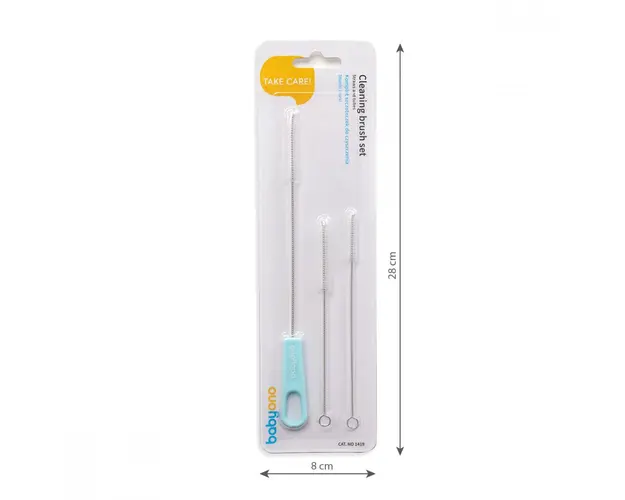Set 3 perii curatare paie Babyono